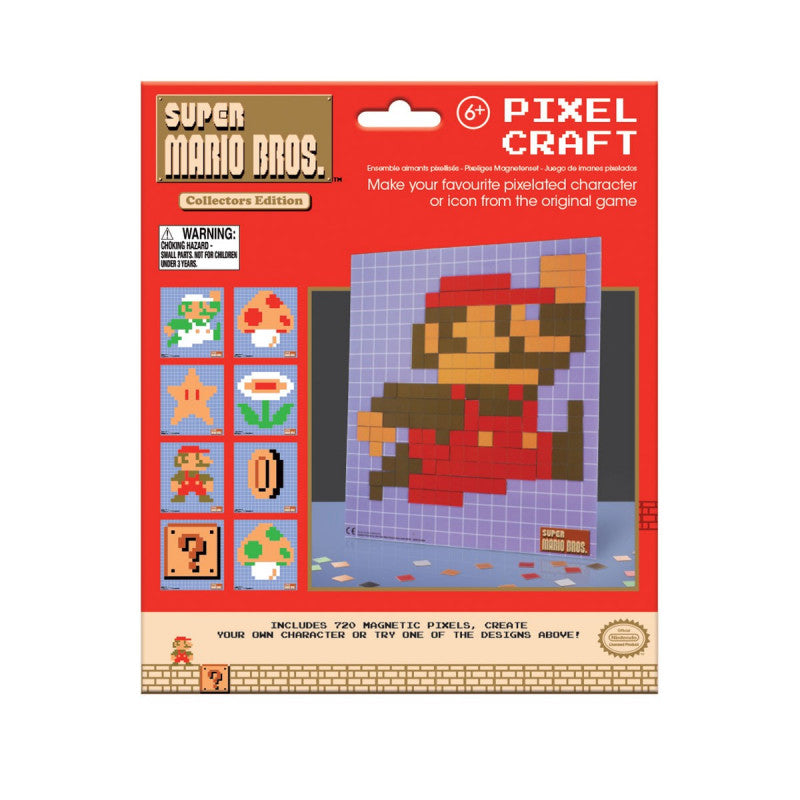 Магнитен пъзел Pixel Art със Super Mario Bros.